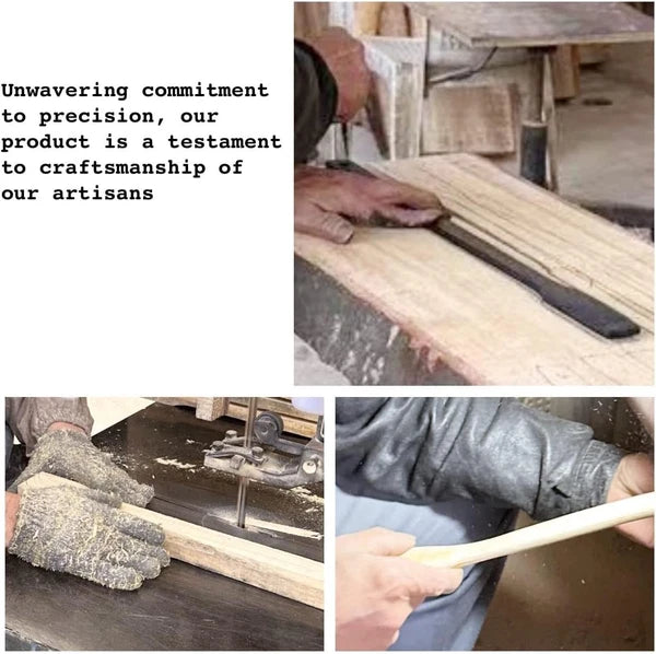 "Oversized Wooden Back Scratcher: 18'' Extended Curved Handle for Better Reach,