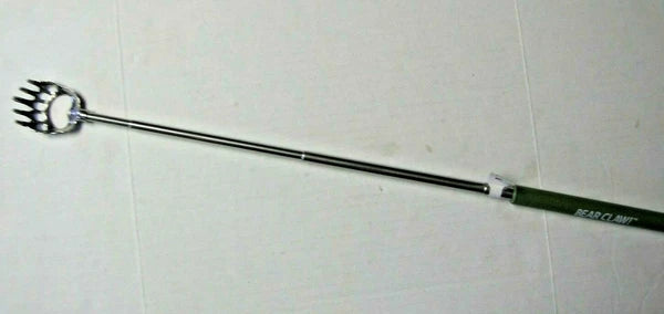 Back Scratcher, Extendable Bear Claw By DM Merchandising, Green, Brand New