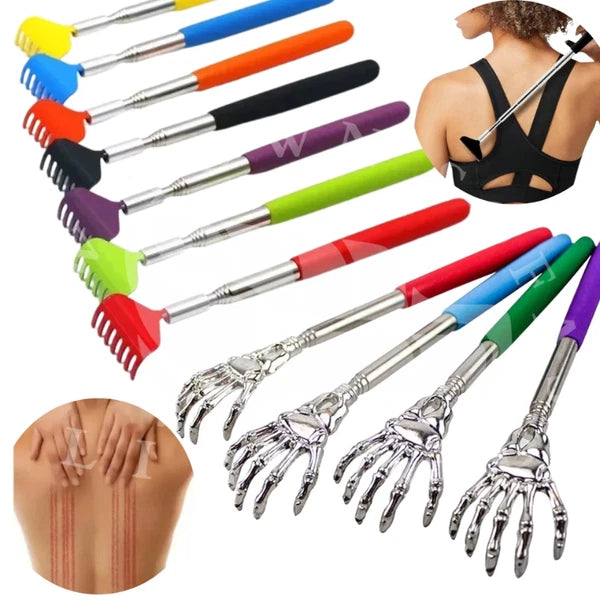 BEAR CLAW / RAKE BACK SCRATCHER Metal Extending Massager Telescopic Portable UK