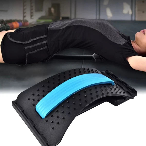 2PCS Back Stretcher for Lower Back Pain Relief Adjustable 3 Level Back Lumbar