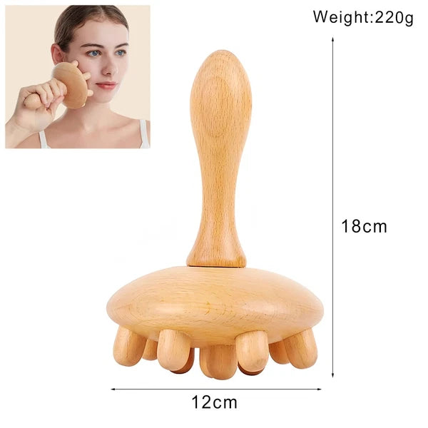 Wooden Massage Tools Anti Cellulite Body Shaping  for Beauty Sore Muscle Relief
