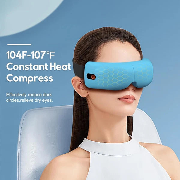 Eye Massager with Heat and Air Compression, Gift for Mon,Eye and Temple Massage