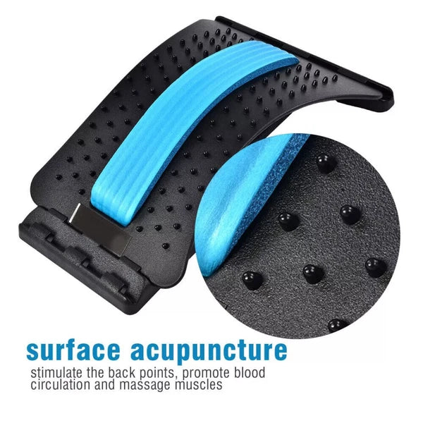 2PCS Back Stretcher for Lower Back Pain Relief Back Cracking Device Multi-Level
