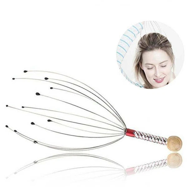 1-3pcs Head Curler Head Massager Wellness Massage Spider Head Massage Device-