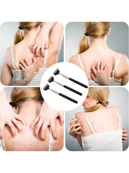 BEAR CLAW / RAKE BACK SCRATCHER Metal Extending Massager Telescopic Portable UK