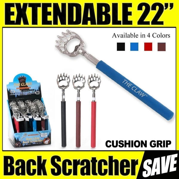 Bear Claw Extendable Telescopic Back Scratcher- ** Options - Pick Your Color