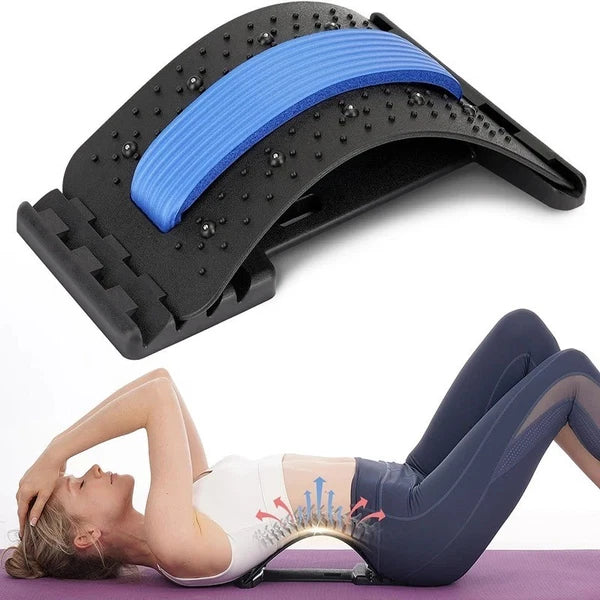 Back Stretcher for Pain Relief | Multi-Level Spine Cracker Board |Lumbar Support