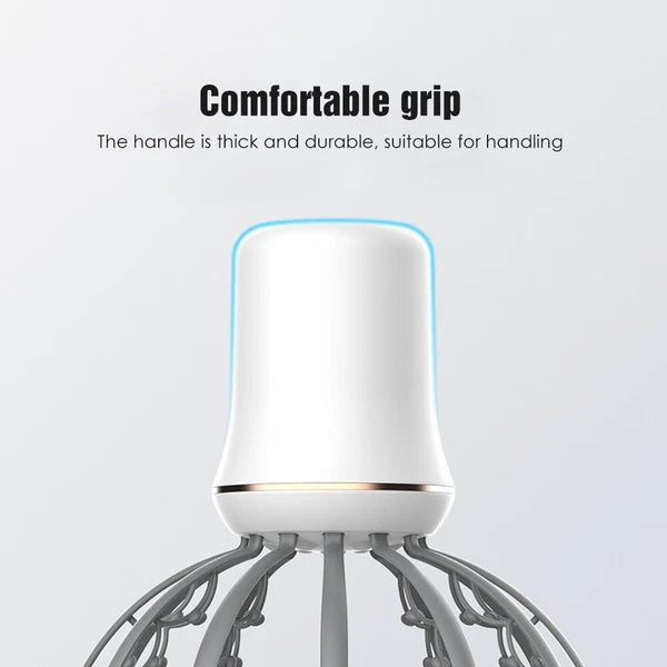 Electric Octopus Claw Scalp Massager Stress Relief Therapeutic Head Scratcher