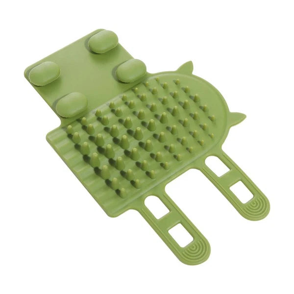 Silicone Cat Scratching Rubbing Brush Cat Scratcher Massager  Grooming Table
