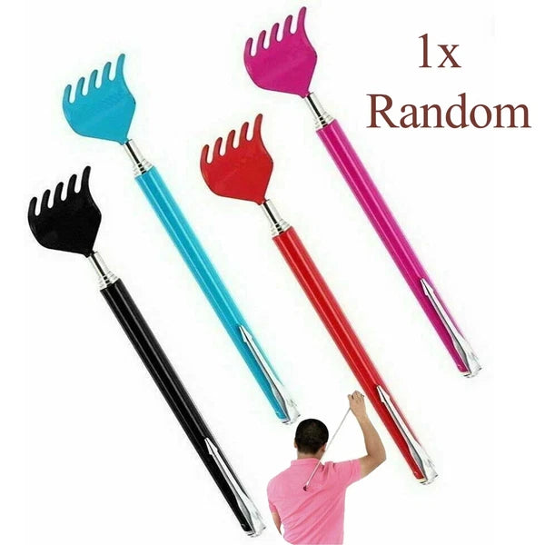 36cm Portable Extendable Back Scratcher with Handy Pen Style Pocket Clip Adults