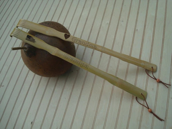 Personalized  Bamboo Back Scratcher 20" , Gift for dad, Best Man, Custom Gift