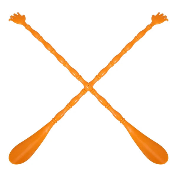 2 Pcs Itchy Claw Shoe Horn Anti Massager Back Scratcher and Shoehorn