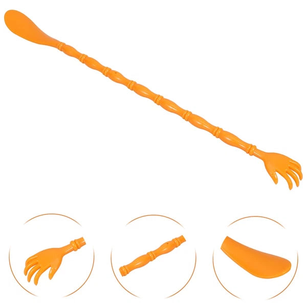2 Pcs Itchy Claw Shoe Horn Anti Massager Back Scratcher and Shoehorn