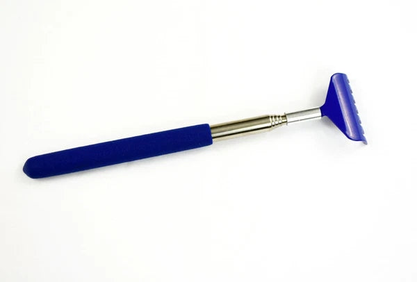 2 PC Extendable Stainless Steel Telescoping Back Scratcher Massager Extends 27"