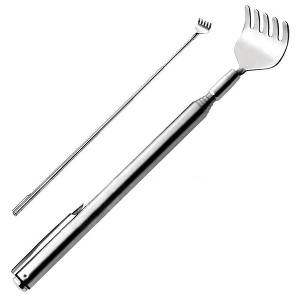 6.5" Extendable Metal Back Scratcher Portable Telescopic-  Pen Design  20" Long