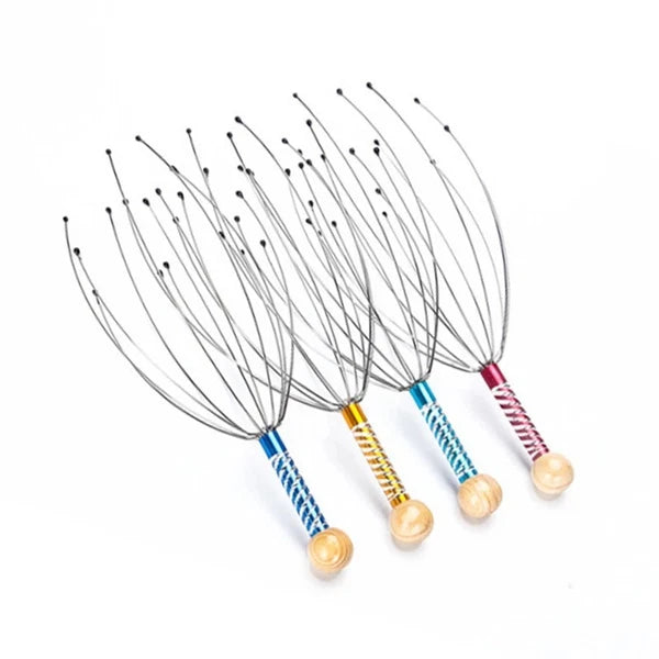 Retro Octopus Head Massager – Scalp Scratcher for Relaxation, Tension Relief