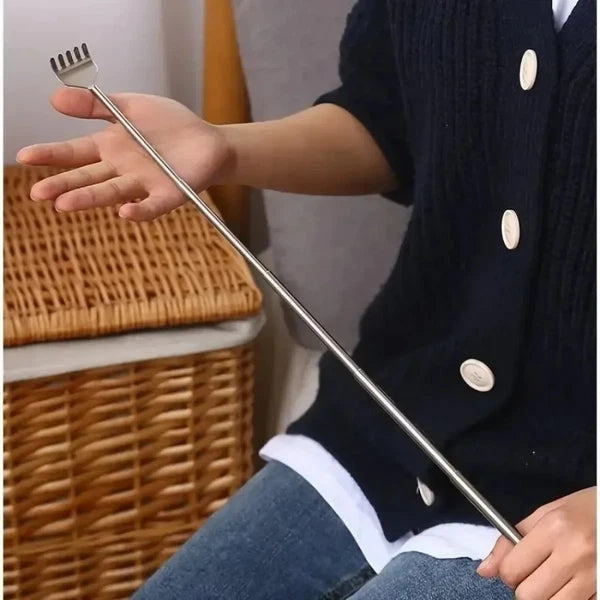 Back Scratcher Stainless Steel Telescopic Retractable Massager Shipped from UK