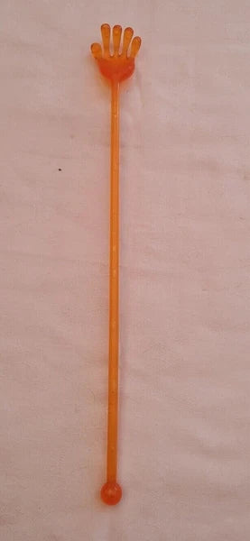 Hand Shape Back Scratcher Long Reach Massager Plastic 38cm Long - Colour Choice