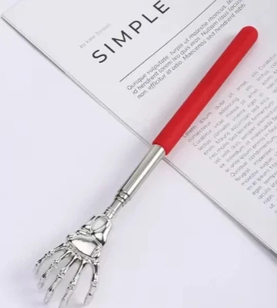 Telescopic Stainless Steel Back Scratcher Extendable Itch Relief Massager