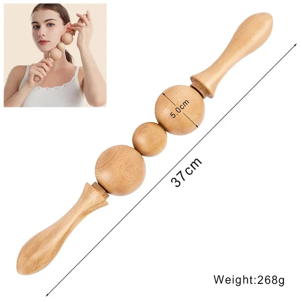 Wooden Massage Tools Anti Cellulite Body Shaping  for Beauty Sore Muscle Relief