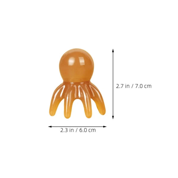 4 Pcs Octopus Massage Comb Scalp Massager Brush Hair Scratcher for