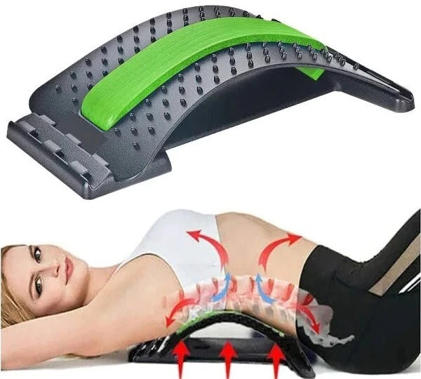 Back Streching Device, Back Massager for Bed-Chair-Car Multi -Level