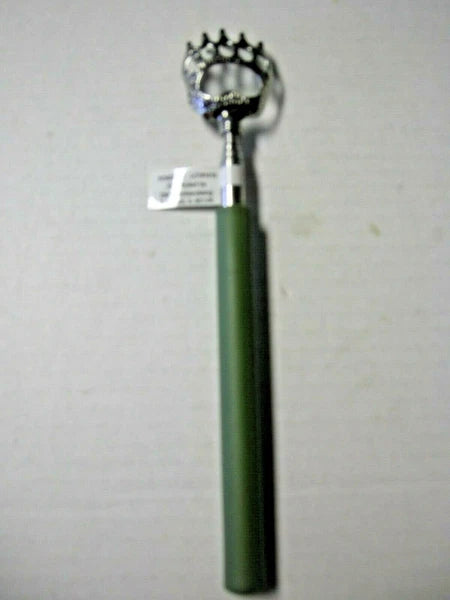 Back Scratcher, Extendable Bear Claw By DM Merchandising, Green, Brand New
