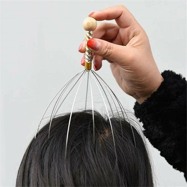 1-3pcs Head Curler Head Massager Wellness Massage Spider Head Massage Device..-