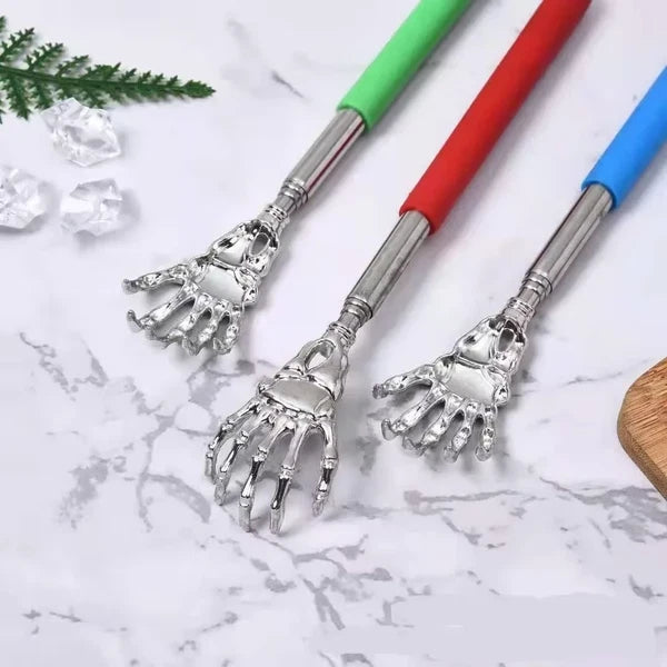 Stainless Steel Telescopic Back Scratcher Extendable Itch Relief Tool