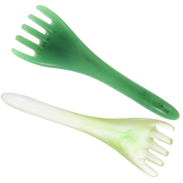 2 Pcs Head Therapy Comb Massage Claw Resin Scalp Massager Scratcher Miss Guasha