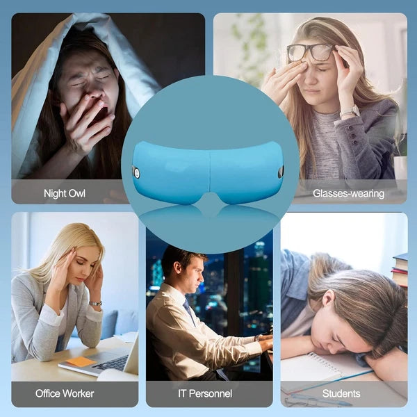 Eye Massager with Heat and Air Compression, Gift for Mon,Eye and Temple Massage