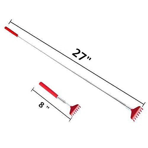 Extendable Stainless Steel Telescoping Back Scratcher Massager Extends 22"