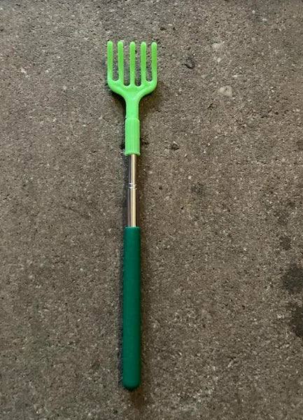 Chrome Plated Brass Telescoping Back Scratcher Extendable to 23" Compact Size G3