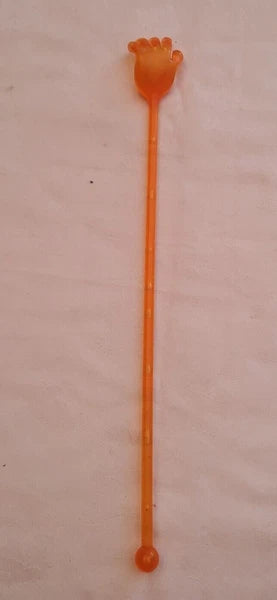 Hand Shape Back Scratcher Long Reach Massager Plastic 38cm Long - Colour Choice