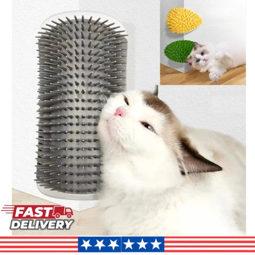 Cat Scratcher & Massager Brush – Grooming Comb for Cats & Dogs