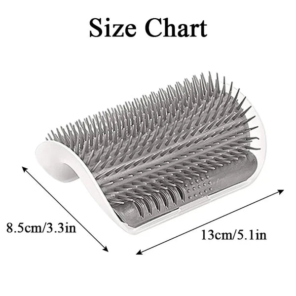 Cat Scratcher & Massager Brush | Grooming Hair Remover & Pet Care Tool