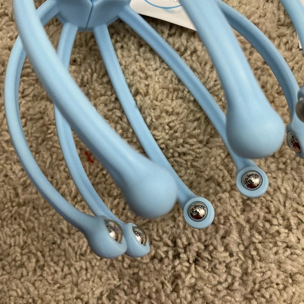 Head Massager Scalp Scratcher Steel Ball Easy Grip Large Size Relaxer