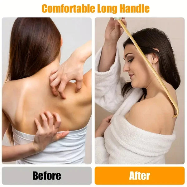 1/2PCS Bamboo Back Scratcher With Long Handle 18.3" Back Scratcher for Friends