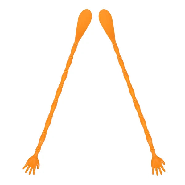 2 Pcs Itchy Claw Shoe Horn Anti Massager Back Scratcher and Shoehorn