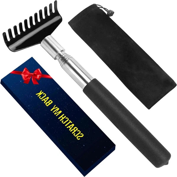 Oversized Portable Extendable Back Scratcher, Upgraded Metal Stainless Steel NEW