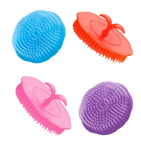 4 Pcs Shampoo Brush Scratcher for Dandruff Hair Scalp Massager