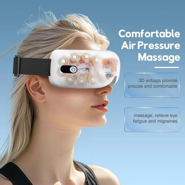 Eye Massager with Heat and Air Compression, Gift for Mon,Eye and Temple Massage