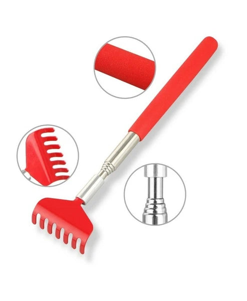 2 PC Extendable Stainless Steel Telescoping Back Scratcher Massager Extends 27"