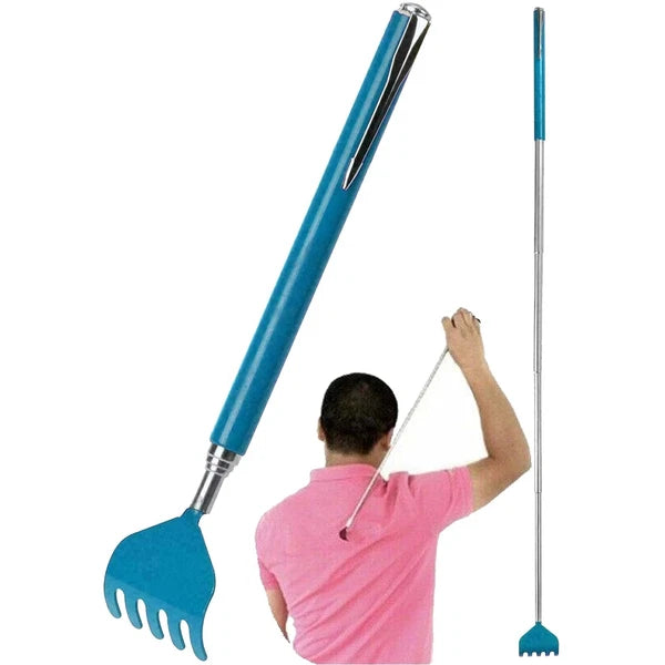 36cm Portable Extendable Back Scratcher with Handy Pen Style Pocket Clip Adults