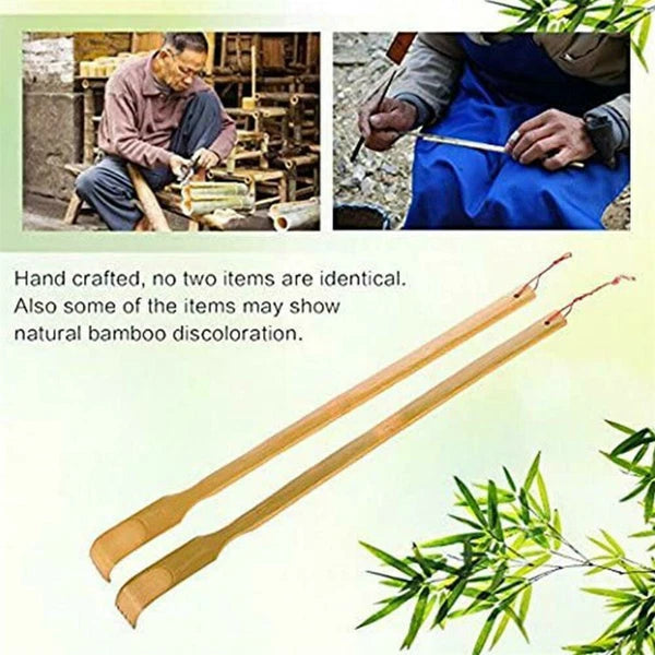 1-5pcs 42cm Bamboo Massager Back Scratcher Wooden Back Scratcher Massager-