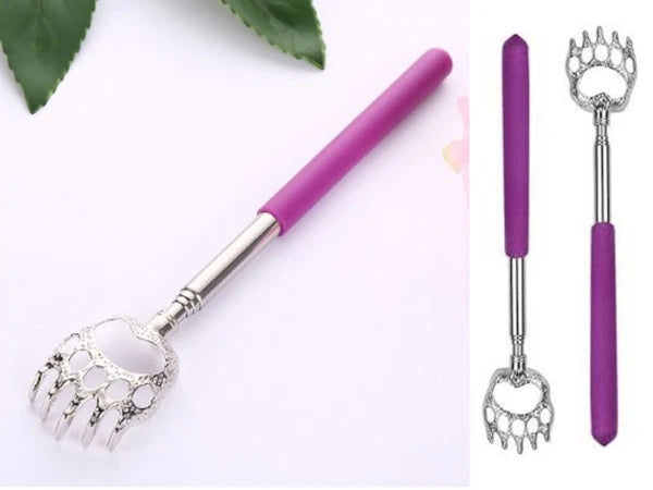 BEAR CLAW / RAKE BACK SCRATCHER Metal Extending Massager Telescopic Portable UK