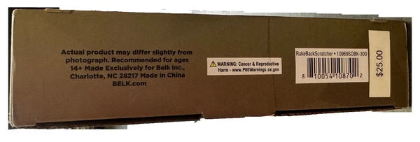 Ocean Coast Rake Backyard Back Scratcher 24” Long New in Package - ENGRAVED