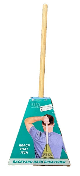 Ocean Coast Rake Backyard Back Scratcher 24” Long New in Package - ENGRAVED