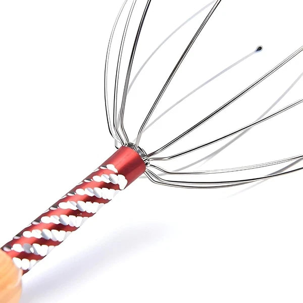 2 x Head Massager Metal Scalp Neck Body Natural Relax Pain Relief Scratcher| UK