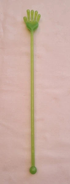 Hand Shape Back Scratcher Long Reach Massager Plastic 38cm Long - Colour Choice